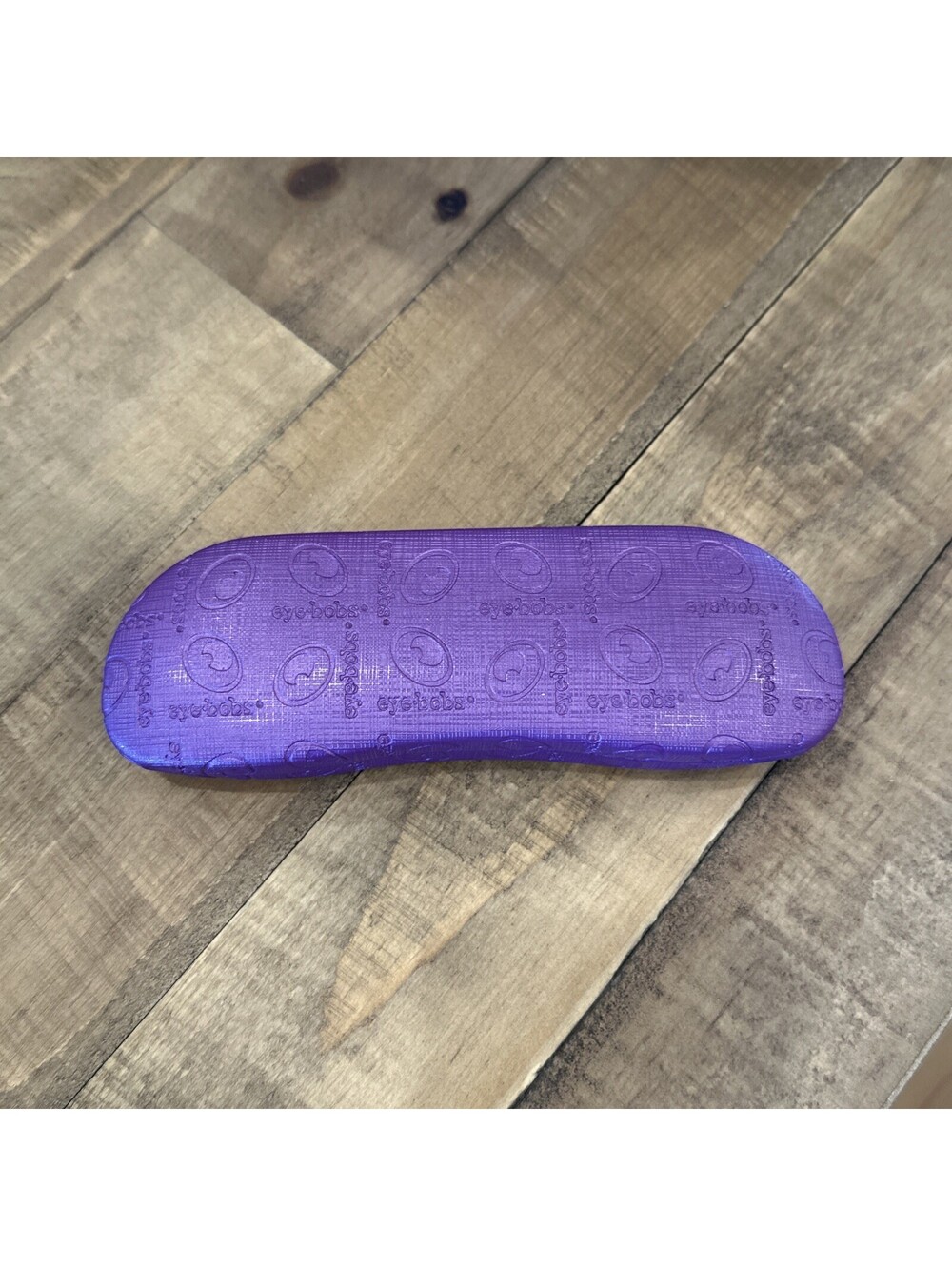 Eyebobs Authentic Eye Glasses Readers Case Purple Stripe